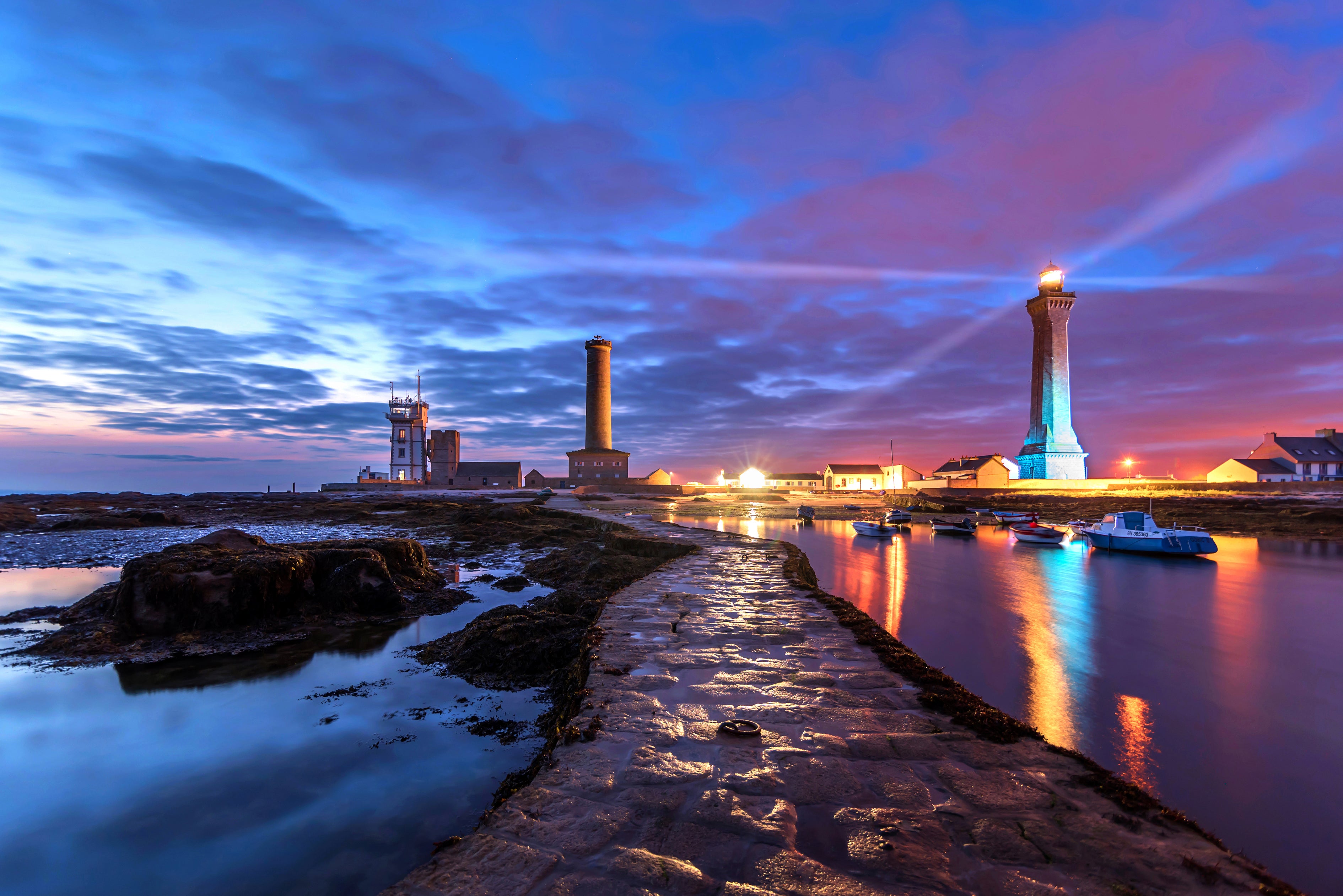 Une nuit au phare d'Eckmühl à Penmarc'h