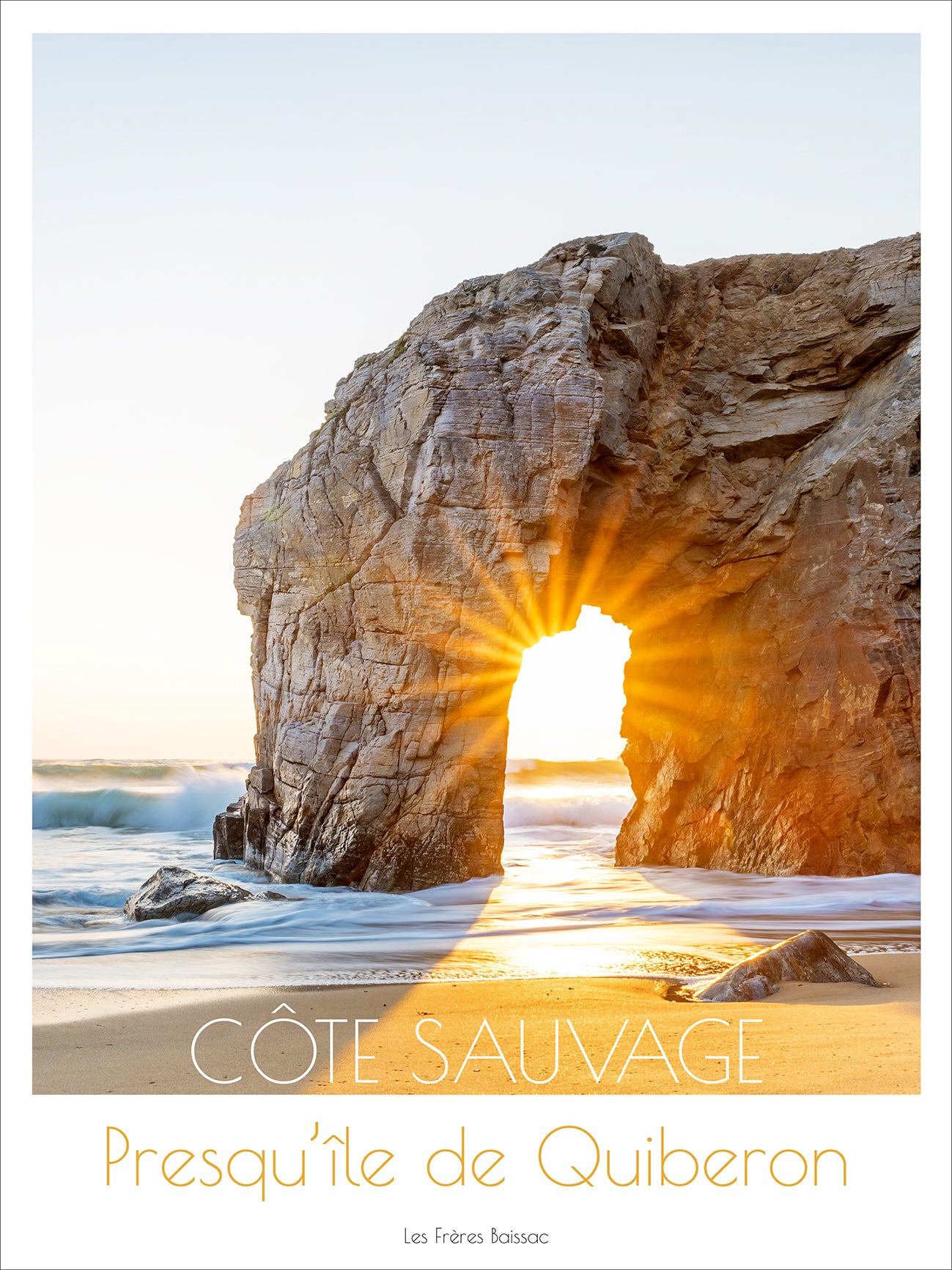 Affiche "Soleil dans l'arche de Port-Blanc"