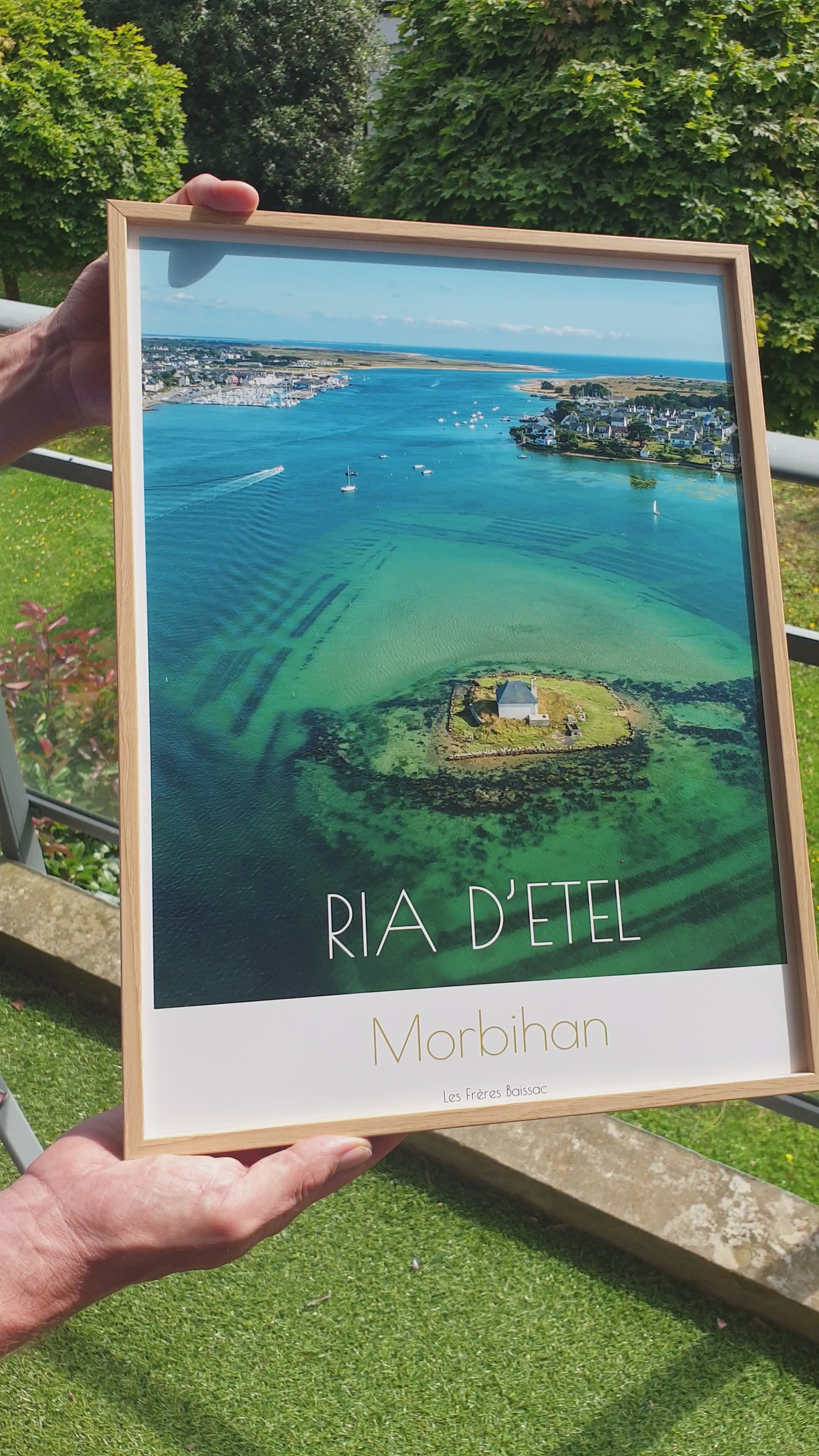 Affiche "Ria d'Etel - Ile du Nohic"