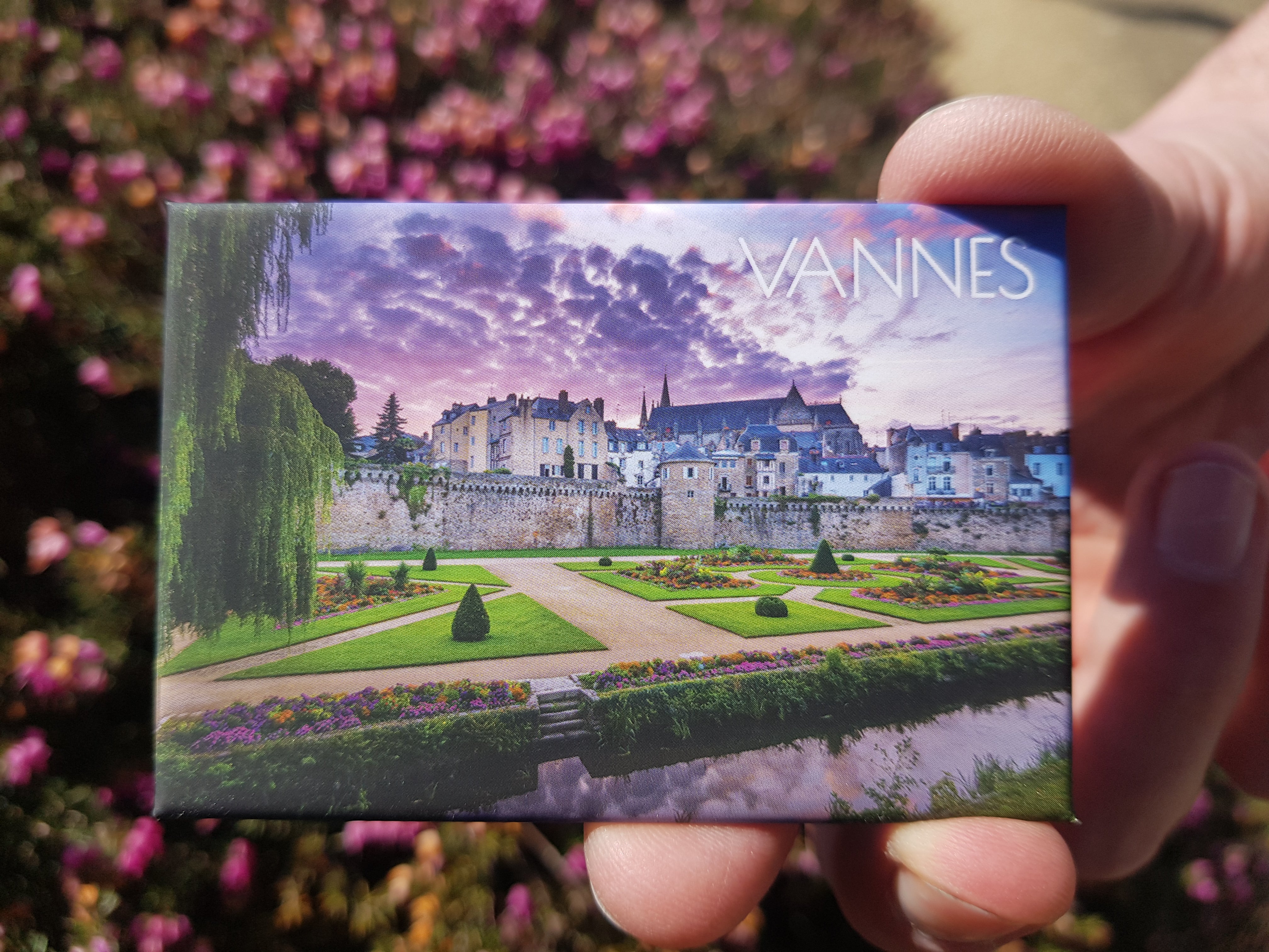 Magnet horizontal "Vannes - Jardin des Remparts"