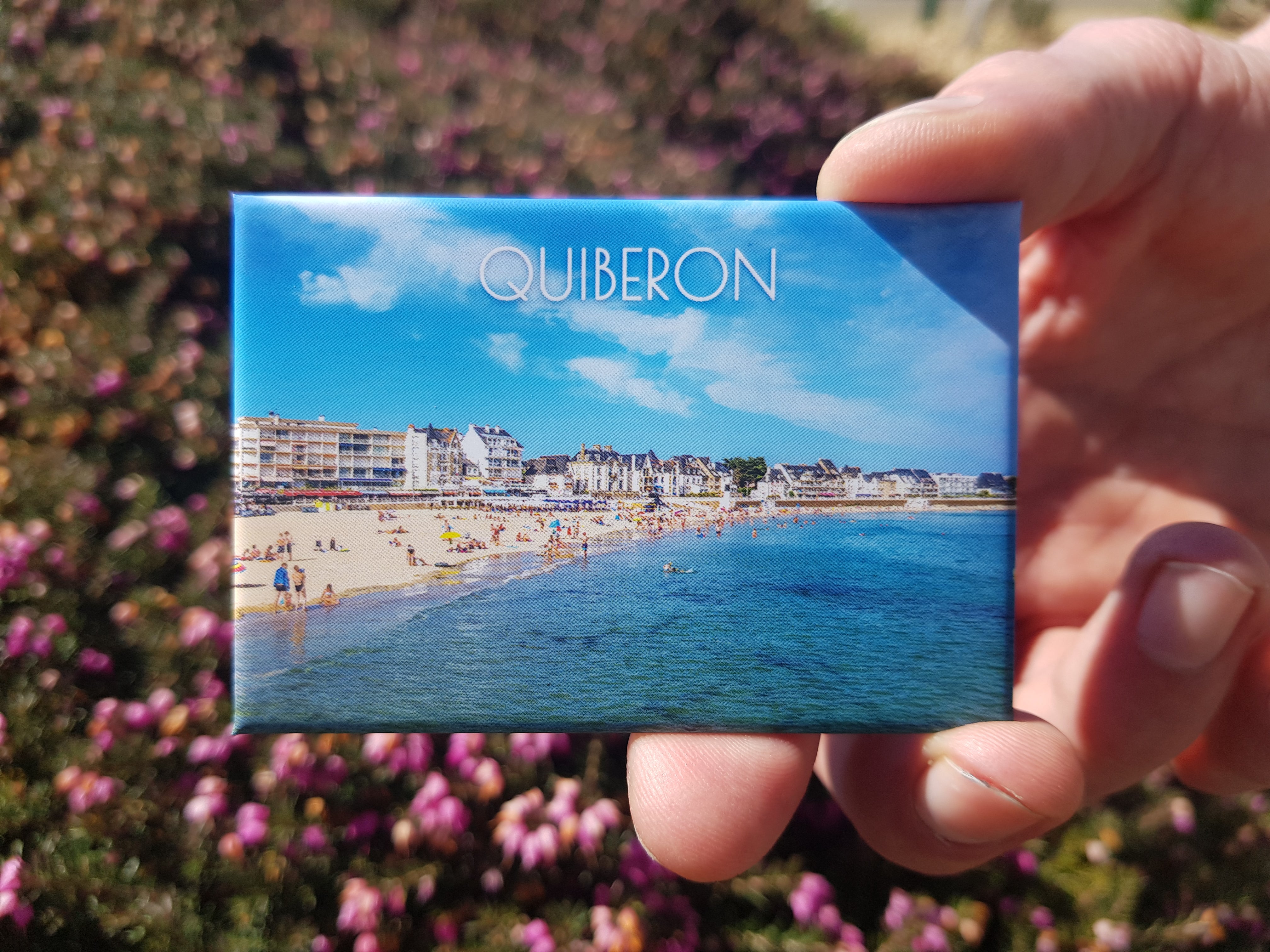 Magnet horizontal "Grande plage de Quiberon"
