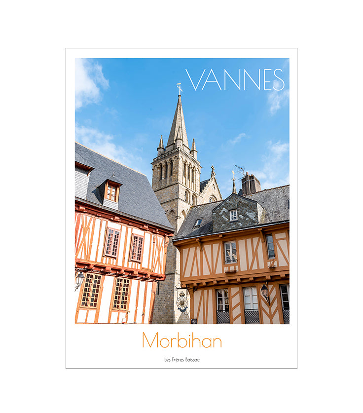 Magnet vertical "Vannes - Place Henri IV"
